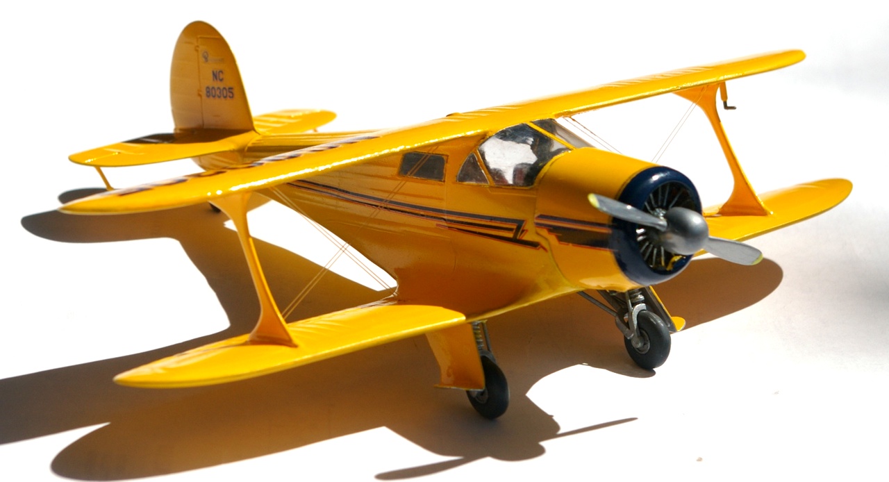 Round 2 (AMT) 1/48 Beechcraft G17S Staggerwing - Airliners